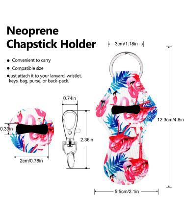 40Pcs Chapstick Holder Keychain with Metal Clip Cords - Lip Balm & Lipstick Tracker Safeguard - Buy Online on SooperMarket.com