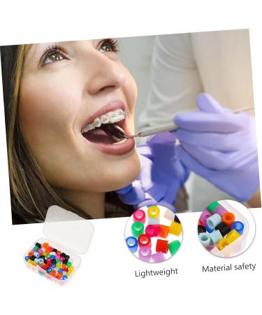 Oatipho 160 STK Dental Instruments - Silicone Tooth Coloring Code Hygienic Color Code Band High-Pressure Plastic Pack - Buy Online on SooperMarket.com
