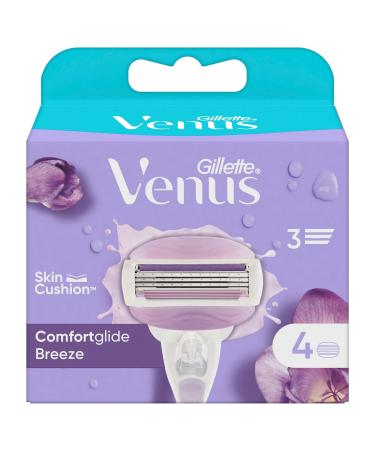 Discontinued model Discontinued model Gillette for Women Venus Breeze system blades 4-pack 1-pack (1 x 4 pieces) 4 pieces (1-pack)