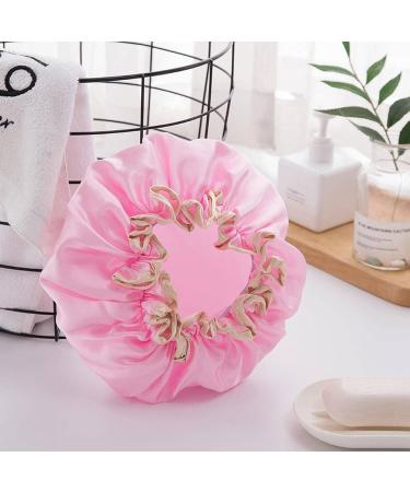 Household Double-Layer Waterproof Shower capthickened Women's Oil-Proof Shampoo capshower capshower caps Xiangbinse - Buy Online on SooperMarket.com