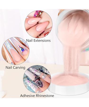Saviland 120g Nudes Acrylic Powder - Professional Salon Quality for Nail Extension | 4.23oz Acrylic Nail Powder for French Nails - No Lamp Needed - Buy Online on SooperMarket.com