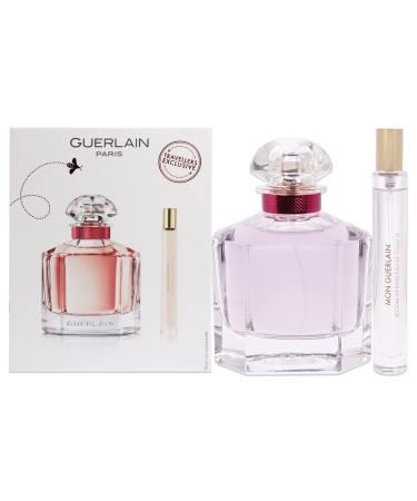 Guerlain Mon Guerlain Bloom of Rose Women 3.3oz EDT Spray 0.3oz EDT Spray 2 Pc Gift Set GUERLAIN-139213EU-CRM
