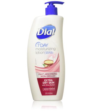 Dial 7-Day Moisturizing Lotion with Shea Butter For Extra Dry Skin 21 Ounce Bottle