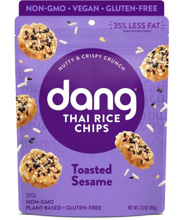 Dang Thai Rice Chips Toasted Sesame  3.5 oz (100 g)