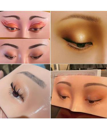 zalati Makeup Practice Board Silicone for Face Eyebrow Eye - Buy Online on SooperMarket.com