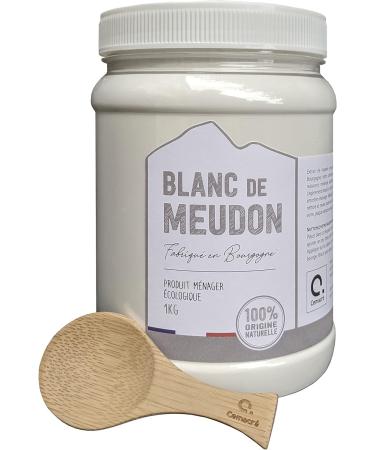 Blanc de Meudon 1 kg Made in Burgundy Fine Cleaning and Ecological Powder + Spoon - Buy Online on SooperMarket.com