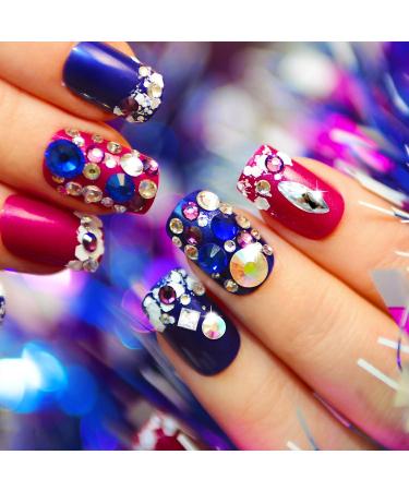 CoralBeau Nail Art Kit with Rhinestones - Teen Gift Set with 4 Nail Polishes, Decor Tools, Extensions, and Rhinestone Gems - Buy Online on SooperMarket.com