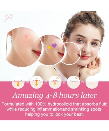 156 PCS Star-Shaped Pimple Patch Set - Hydrocolloid with Tea Tree Oil & Salicylic Acid - Waterproof Suitable for All Skin Types - Pink & Green - Buy Online on SooperMarket.com
