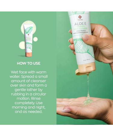 Hanalei Aloe E Hawaiian Face Wash & Island Aloe Gel Moisturizer | Natural Hawaiian Botanicals | Cruelty-Free Skincare - Buy Online on SooperMarket.com