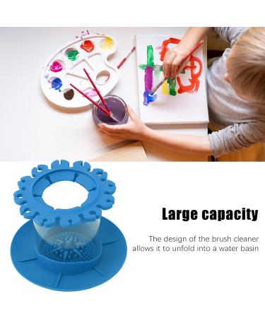 DIXII Blue Makeup Brush Holder - Detachable & Drainable Design for Home & Dorm | International Shipping Available - Buy Online on SooperMarket.com