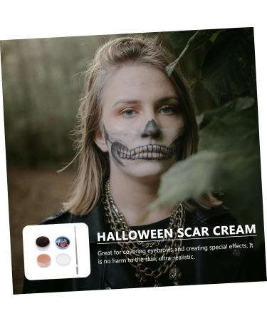 Buy Housoutil Halloween Scar Cream Makeup Set - Special Effects Spatula & Water Dipper for Realistic Modeling | International Shipping Available - Buy Online on SooperMarket.com