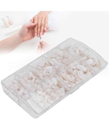 Nail Tip 200pcs - ANGGREK Practice Training False Hand Nail Tips for Beginners | White DIY Fake Nail Manicure Tool - Buy Online on SooperMarket.com