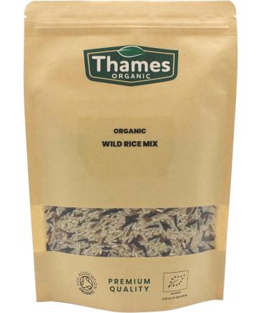 Organic Wild Rice Mix - Camargue Red Rice Long Grain Brown Rice - 500g Pack - Raw Vegan GMO-Free - Nutritious & Sustainable - Buy Online on SooperMarket.com