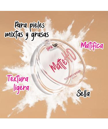 Matte HD Compact Powder - Mattifying Setting Powder for Combination Skin | Face Makeup | Controls Shine | Model PKHD - Buy Online on SooperMarket.com