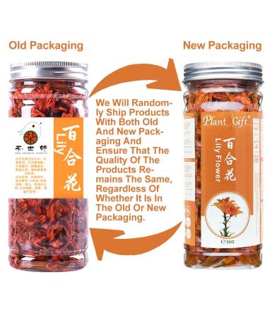100% Pure Natural Lily Tea - Organic Dried Premium Lilies 35g | Health Benefits & International Shipping - Buy Online on SooperMarket.com