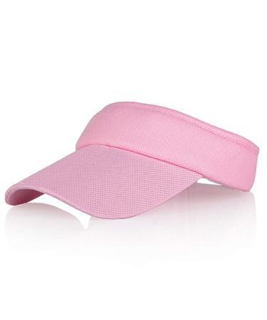 Veatrree sun visors for girls and women long brim thicker welding band adjustable hat for golf cycling fishing tennis jogging and other sports