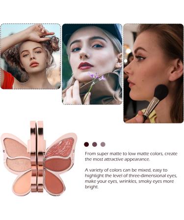 MUSISALY 1pc Eyeshadow Palette Sequin Eyeshadow Eye Shadow Multi-functional Girl Cosmetics Eye Beauty Makeup Accessory Useful Foundation Woman Eyeshadow Pallet Cheek Blusher Cosmetic Supply 1 count (Pack of 1) As Shown 1 - Buy Online on SooperMarket.com