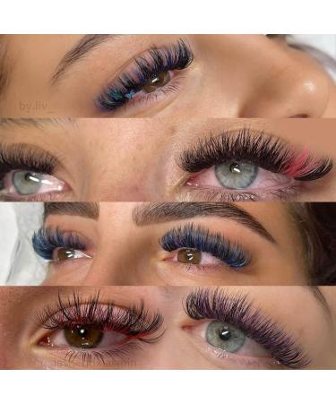 VAVALASH Dark Brown Eyelash Extensions | 0.03mm to 0.07mm Volume Lashes | C D Curl Mixed Lengths 8-15mm | Premium Colored Lash Extensions - Buy Online on SooperMarket.com