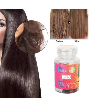 Dioche 30pcs Hair Care Essential Oil Capsule | Moisturizing, Repair & Maintenance | 7 Colors Mixed Hair Oil Serum Capsule for Women and Men - Buy Online on SooperMarket.com