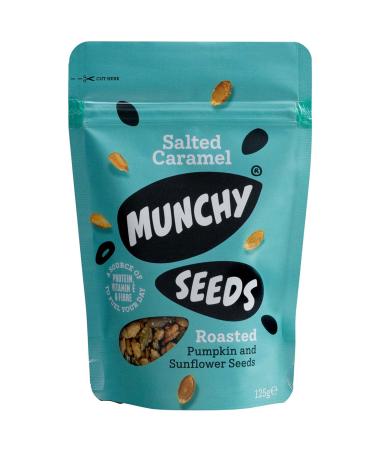 Munchy Seeds Salted Caramel Pouches - 6x125g