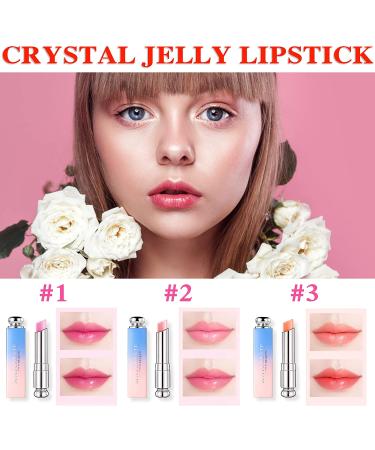 3PCS Color Changing Lipstick Set - Long Lasting Moisturizing Magic Lip Balm for Women & Girls - Buy Online on SooperMarket.com