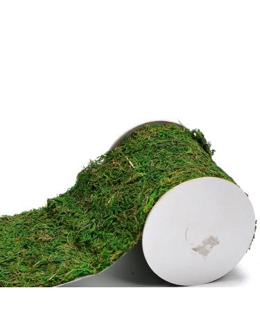 BYHER Roll of Green Moss for Fairy Gardens Wedding Other Arts and Crafts (10x120cm (4" W x 48" L))