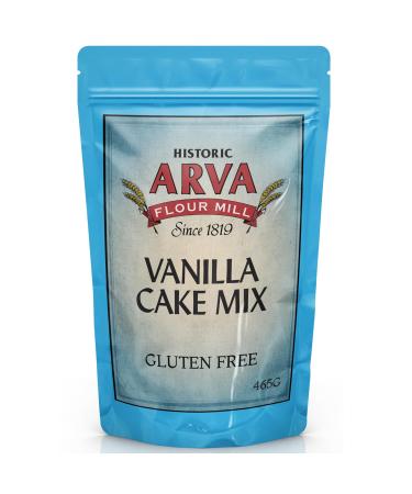 Gluten Free Cake Mix Vanilla Cake Mix 465g Makes a 9x9 Cake or 12 Cupcakes 100% GF Mix - Made in Canada by Arva Flour Mills