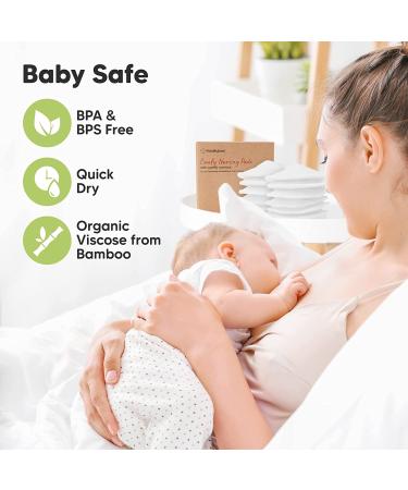 Buy KeaBabies Comfy Nursing Pads - Soft White, 14 Pack for Ultimate Comfort - Buy Online on SooperMarket.com