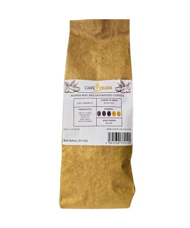Caffe Delizia Honduras Decaf Coffee Beans | Medium Roast Blend | 500g Bag