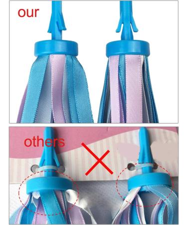 PLATT Blue Handlebar Fringe Streamer Ribbons for Children's Bicycles & Scooters - 1 Pair - Buy Online on SooperMarket.com