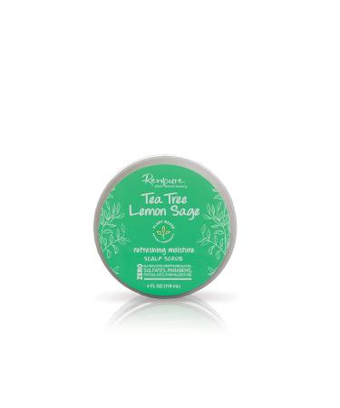 Renpure Tea Tree Lemon Sage Scalp Scrub 4 oz - Natural Exfoliating Treatment for Healthy Hair - Buy Online on SooperMarket.com