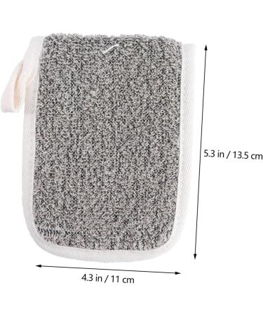 HAPINARY 5pcs Flip Soap Foam Net Scrub Exfoliating Bags Bath Accessory Foaming Pouches Khaki Cotton Linen - Buy Online on SooperMarket.com