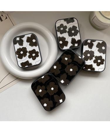 Worparsen Holder Compact -scratch Minimalistic Black Floral Case for Outdoor Multi - Buy Online on SooperMarket.com