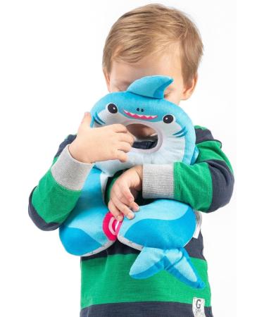 BenBat Kids Travel Neck Pillow for 1-4 Years | Comfortable Headrest for Car Flights & Trips (Blue Shark) - Buy Online on SooperMarket.com