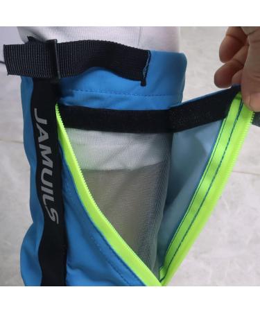 Jamuils Waterproof Gaiters for Kids - Adjustable Breathable Leg Protection for Snow Hiking Hunting & Skiing - Blue - Buy Online on SooperMarket.com