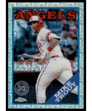 2023 Topps Series One Silver Packs Mojo Refractor #T88C-77 Mike Trout NM-MT Los Angeles Angels Baseball Trading Card MLB