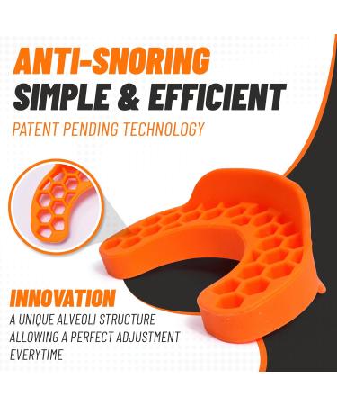 Advanced Stop Snoring Mouthpiece Kit: 3 Sizes Patent-Pending Guard Snore Reduction Technology Comfortable & Safe No Molding Needed - Buy Online on SooperMarket.com