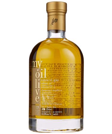 My Olive Oil Cretan Extra Virgin Olive Oil glass bottle 500 ml by Vassilakis Estate