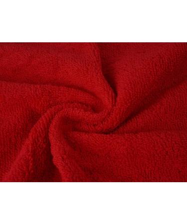 CASA COPENHAGEN 550 GSM 6Pcs Towel Set - Super Soft Egyptian Cotton Towels for Bath, Kitchen & Shower - American Blue & Red - Buy Online on SooperMarket.com