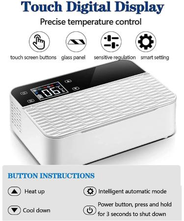 Insulin Refrigerator USB Portable Cooler Medical Fridge Portable Insulin Box Eye Drops Storage Car Refrigerator Insulin 2-8 Degrees Storage Box 1Battery - Buy Online on SooperMarket.com