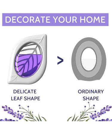 Lavender Essential Oil Air Freshener 4 Pack - Long Lasting Odor Eliminator for Home, Closets, Bathroom - Up to 120 Days - Buy Online on SooperMarket.com