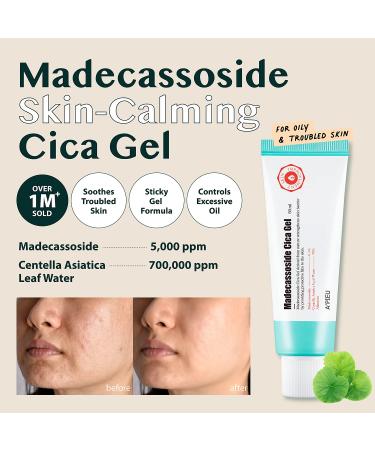 Shop A Pieu Madecassoside Cica Gel 1.69 fl oz | Soothing & Repairing Skin Treatment - Buy Online on SooperMarket.com