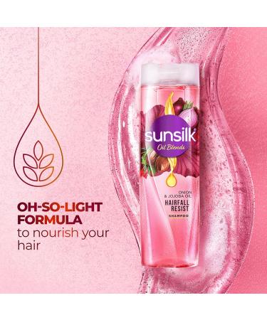 Sunsilk Onion & Jojoba Oil Hair Fall Shampoo - Strengthen & Lengthen Hair - 370ml - Buy Online Worldwide - Buy Online on SooperMarket.com