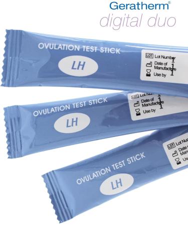 Geratherm Digital Duo Refill Pack - 7x Ovulation Test Sticks (LH 25 mIU/ml) for Accurate Pregnancy Tracking | International Shipping Available - Buy Online on SooperMarket.com