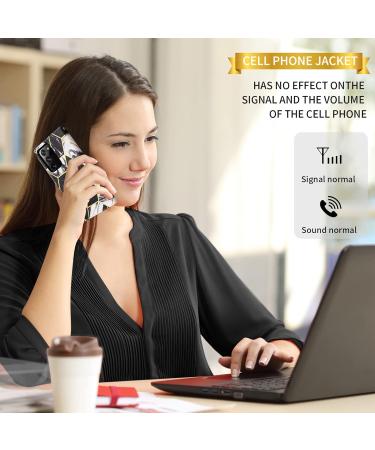 Buy Oihxse Wallet Cover for Xiaomi Redmi Note 10 Pro - PU Leather Flower Marble Flip Case with Stand & Card Compartment - Silicone Protective Shell in Black - Buy Online on SooperMarket.com