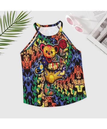 Women's Summer Tank Top - Sleeveless Casual Vest with Funny Patterns, Colorful Design - X-Large - Buy Online on SooperMarket.com