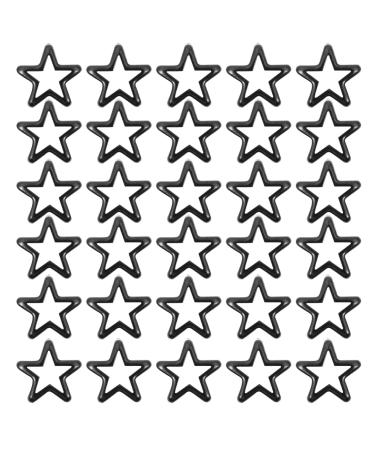 EXCEART 100 Pcs Five Claw Nail Leather Rivets Star Rivets for Leather Diy Cloth Material Degreasing Jacket Blackx2pcs 1.2X1.2CMx2pcs