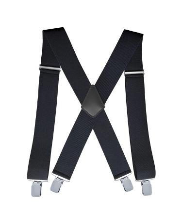 Barley Direct H feG r Men adjustable and elastic braces with 4 metal clips for men and women working pants overalls jeans