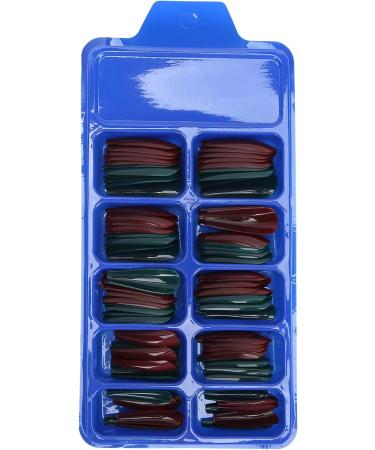 Solid Color Fake Nails Colorful False Nails Pure Color Full Cover Nail Tip Artificial Fake Nails Long Full Coverage False Nails French Nail Acrylic Fake Nails (04) - Buy Online on SooperMarket.com