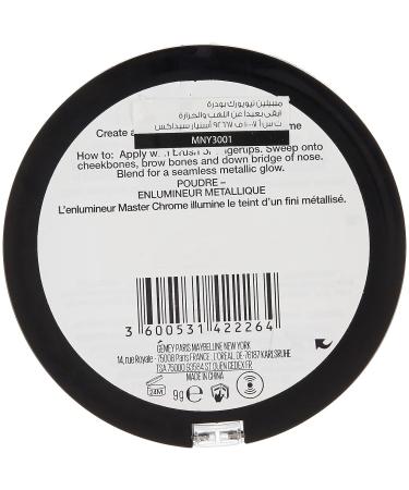 Maybelline Master Chrome Highlighting Powder 150 Molten Bronze 8g - Shimmer with Radiant Glow - Buy Online on SooperMarket.com